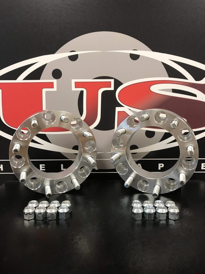 8x6.5" to 8x180 <br> 2" Thick <br> 14x1.5 Studs