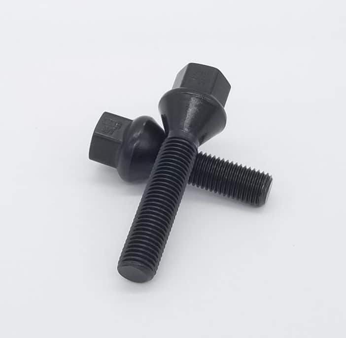 12x1.5 Black Lug Bolts