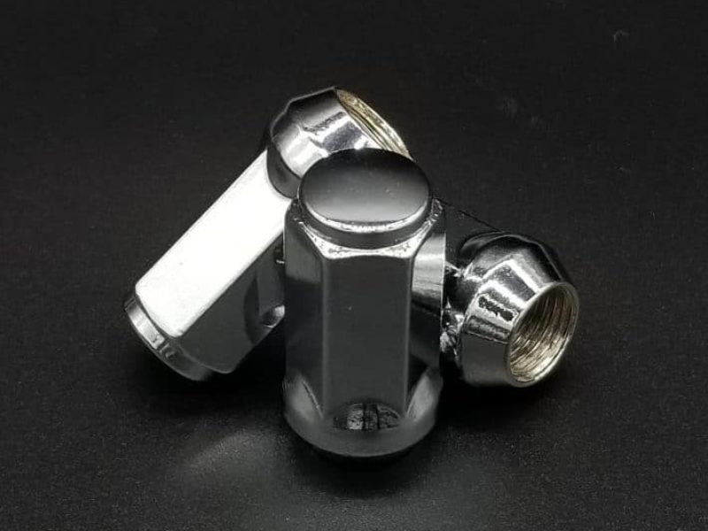 Long Bulge Chrome Lug Nut