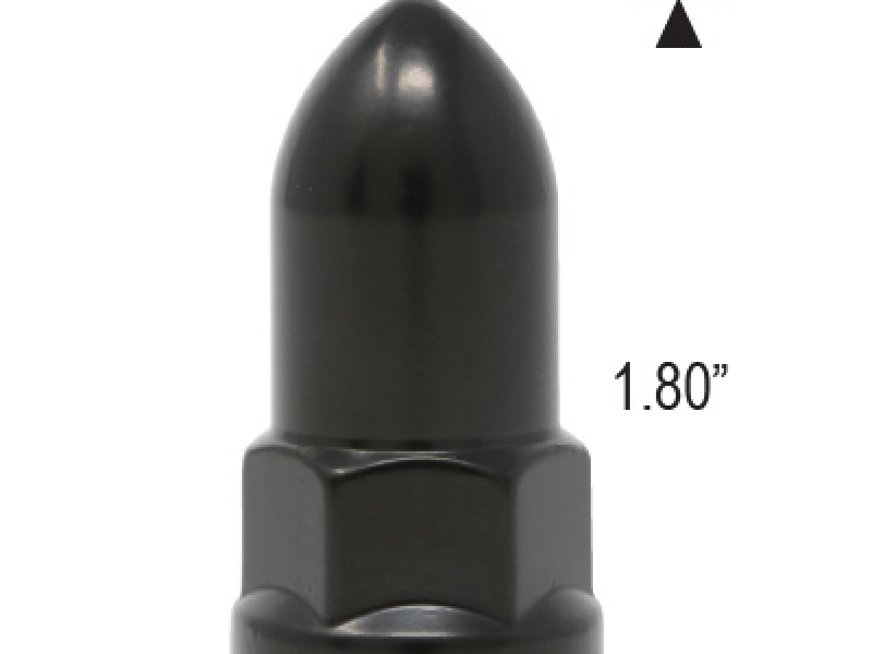 Black Bullet Lug Nut
