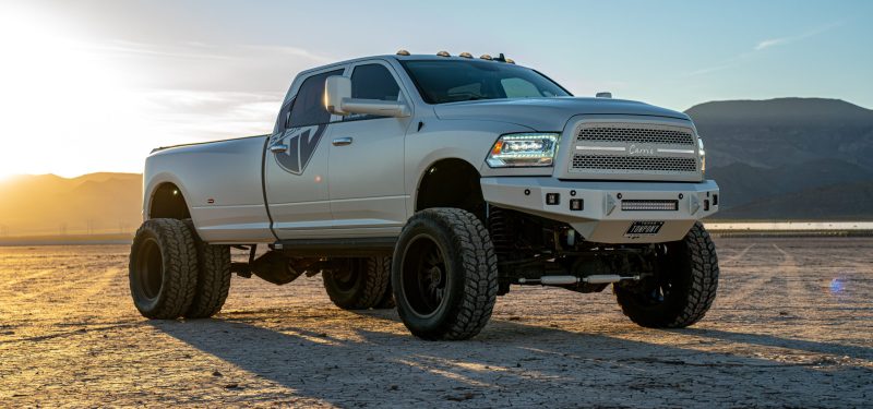 Dodge Dually with 3.5" spacers