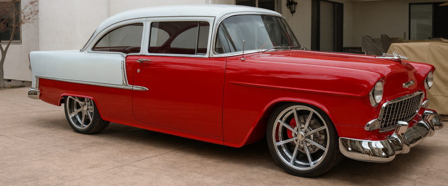 Custom Chevrolet Bel-Air. -Customer built