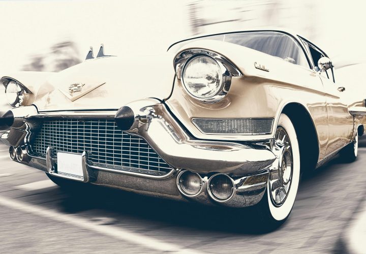 A classic Cadillac captured in motion. Cadillac Wheel Spacers