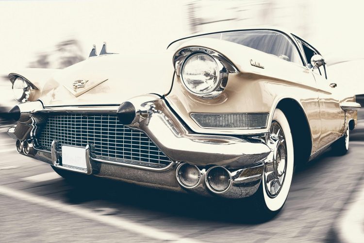 A classic Cadillac captured in motion. Cadillac Wheel Spacers