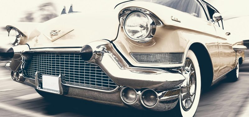 A classic Cadillac captured in motion. Cadillac Wheel Spacers
