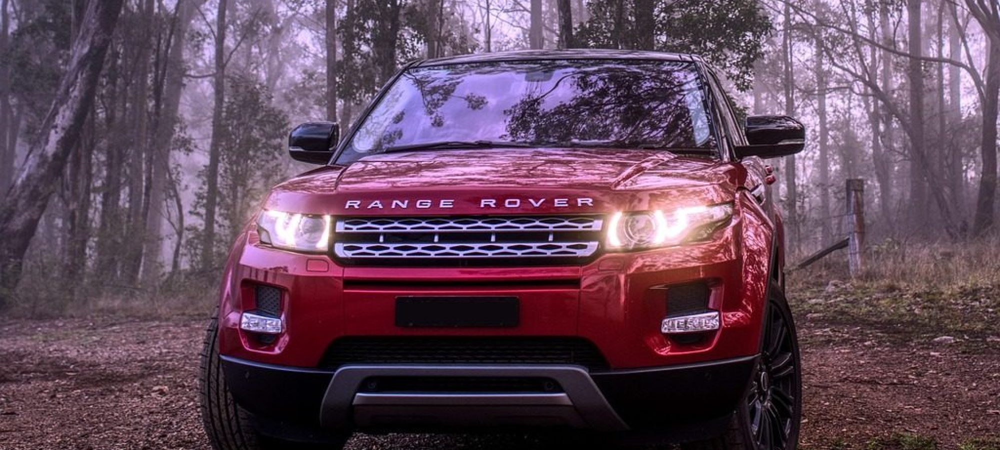 RED Range Rover By LeeChandler. Land Rover Wheel Adapters / spacers.