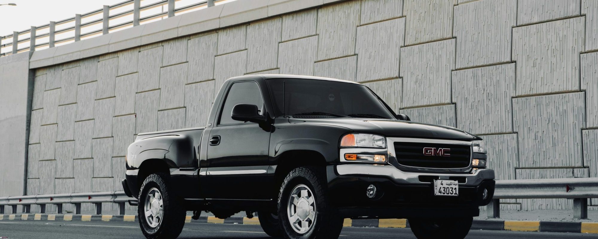 Black GMC on highway, GMC Wheel Spacers