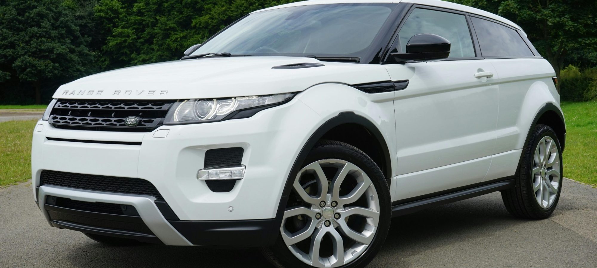 Stylish white Range Rover by Mike Bird