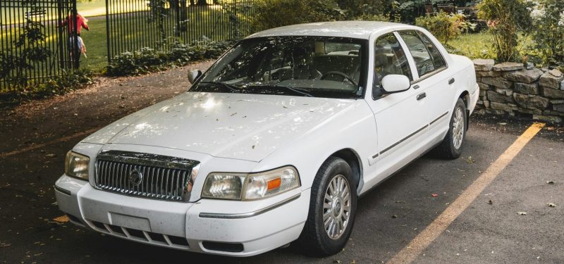 White Mercury Grand Marquis by Clement Foust