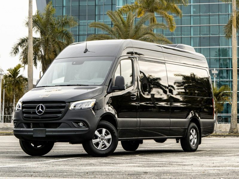 Black Sprinter van by Eduardo Valdez