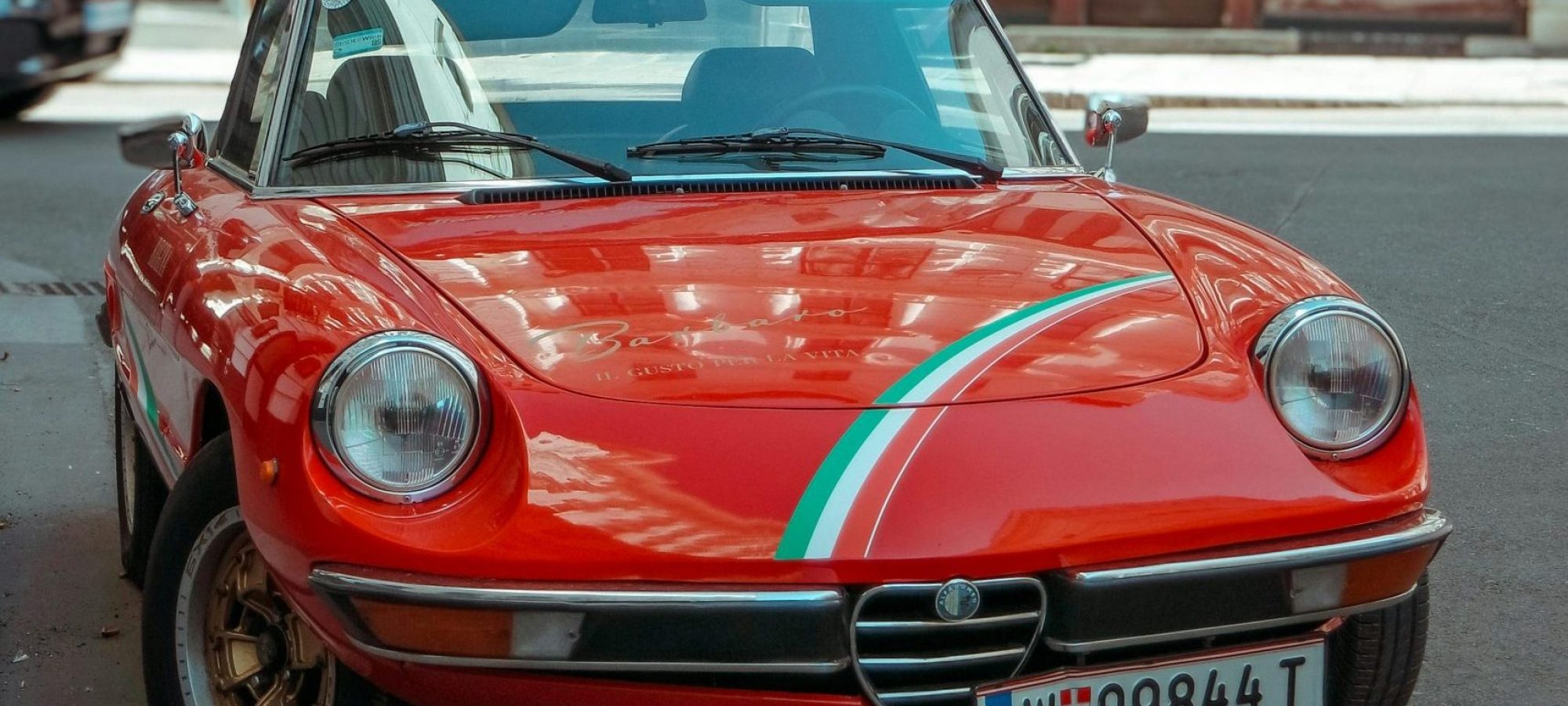 Red Alfa Romeo Spider