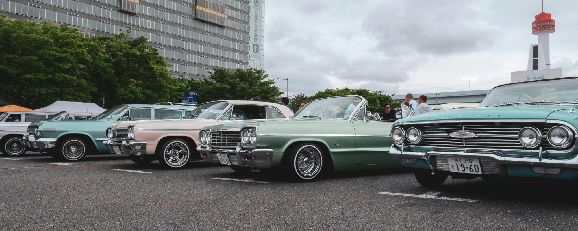 A lineup of vintage cars. Buick Wheel Spacers